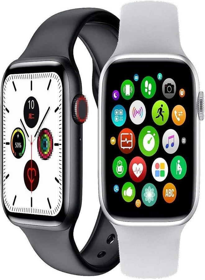 Smartwatch W26+ - 1.75 inch Full Touch HD Screen - Fitness Watch - ECG Heart Rate Monitor Waterproof Bluetooth Call - Black Color - Image 3