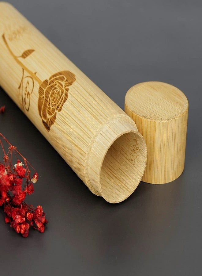 AODIYA Set of 4 Small Bamboo Scattering Urns Tube for Human Ashes, ECO & Biodegradable Friendly Bamboo Spreading Cremation Tube Urn for Male Female Child Pet Ashes - Image 3