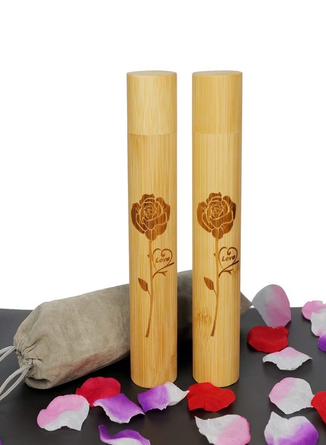 AODIYA Set of 4 Small Bamboo Scattering Urns Tube for Human Ashes, ECO & Biodegradable Friendly Bamboo Spreading Cremation Tube Urn for Male Female Child Pet Ashes - Image 4