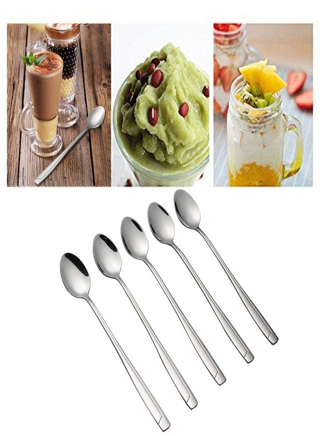 Cand Stainless Steel Ice Tea Spoons, Long Handle Ice Cream Spoon(Set of 16) - Image 4