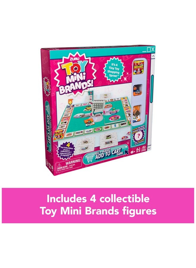 Spin Master Games ألعاب سبين ماستر، لعبة إضافة إلى عربة التسوق، نزهة تسوق صغيرة للأطفال، 4 علامات تجارية مصغرة قابلة للجمع، 2-4 لاعبين، للأعمار من 6 سنوات وما فوق - Image 5