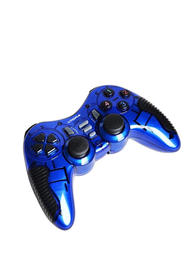 Zero - Wireless Gamepad - 7 in 1 for PS1, PS2, PS3, Laptop, PC, USB, Android TV, Android Media Box - with battery - - Image 1
