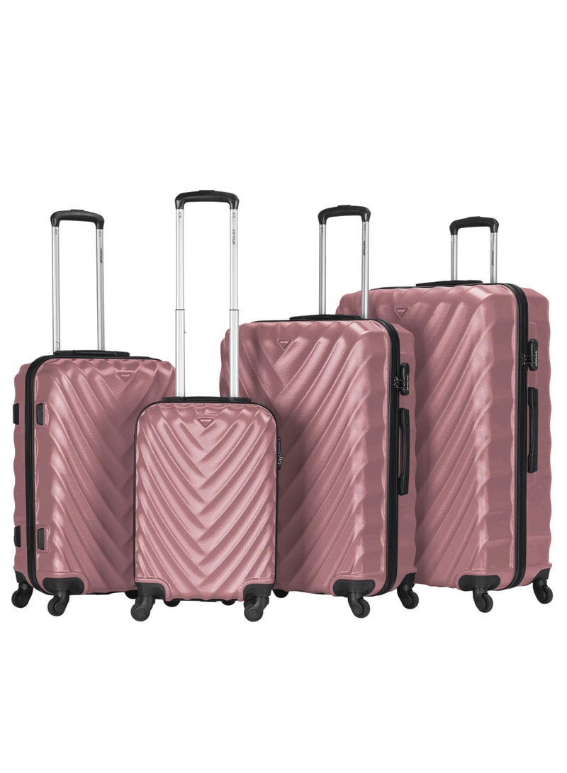 فيبتور مجموعة أمتعة مكونة من 4 قطع ABS مصنوعة بعجلات دوارة ونظام أمتعة قابل للقفل - Image 1