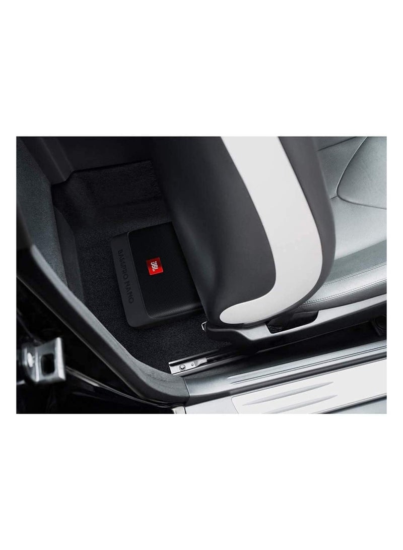 جي بي إل JBL BassPro Nano - مضخم صوت سيارة يعمل بالطاقة أسفل المقعد، مقاس 6×8 بوصات | الطاقة الاسمية: 100 واط؛ الطاقة القصوى: 200 واط - Image 3