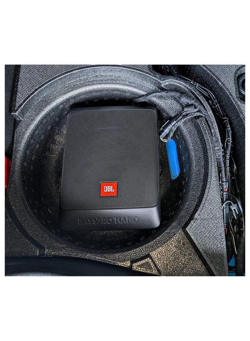 جي بي إل JBL BassPro Nano - مضخم صوت سيارة يعمل بالطاقة أسفل المقعد، مقاس 6×8 بوصات | الطاقة الاسمية: 100 واط؛ الطاقة القصوى: 200 واط - Image 4