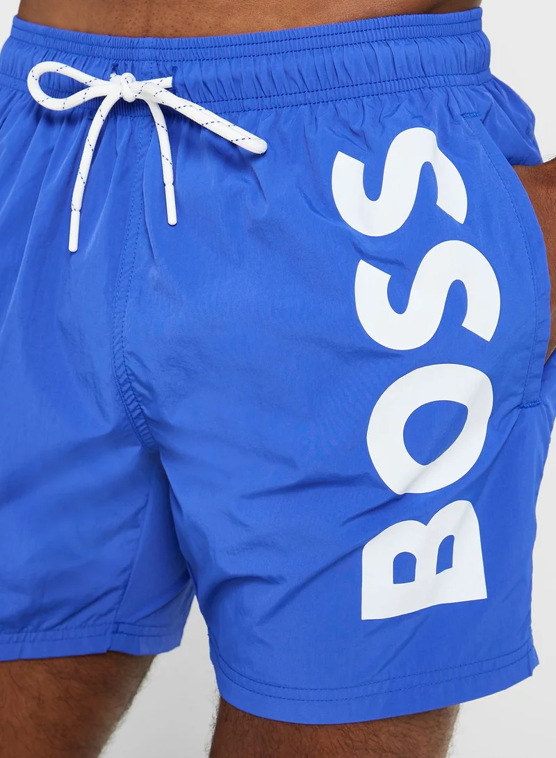 BOSS Logo Swim Shorts