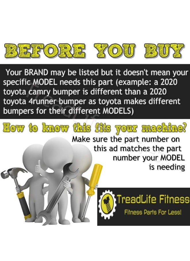 Treadmill Drive Belt - Compatible with Epic Treadmills - Part Number 311589 - Comes with Free Treadmill Lube!!