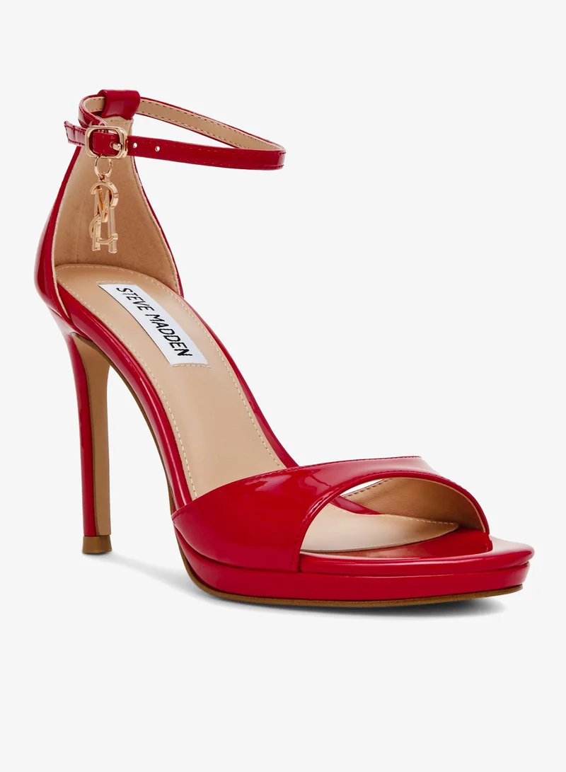 ستيف مادن Steve madden evers red patent women's sandals