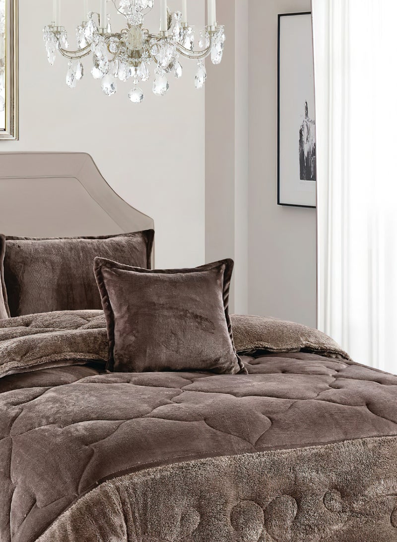 Sleep night Winter 4Pcs Comforter Set Single Size 160x210cm Floral Bedding Sets Multicolor - Image 3