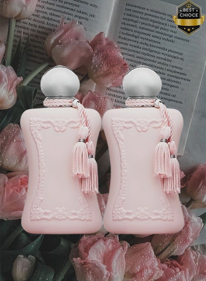 Genie Collection 2 Pieces Rose Rosh Delina Perfume 100ml EDT - Image 1