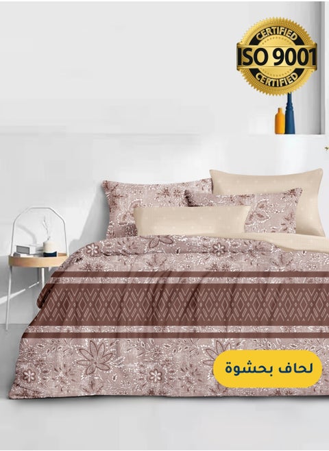 مفرش صيفي مفرد من مايكروفايبر، يناسب سرير بحجم 120 سم × 200 سم،  4 قطع، مع الحشوة، سلسلة سيلين