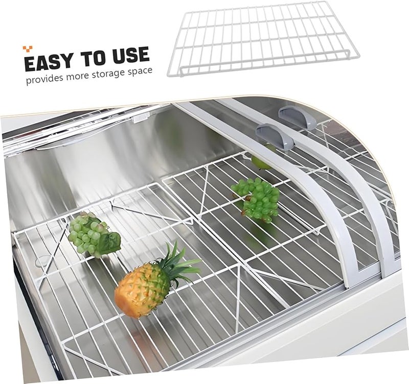 منظم الفريزر سلكي رف فاصل توفير مساحة تخزين الثلاجة - Image 3
