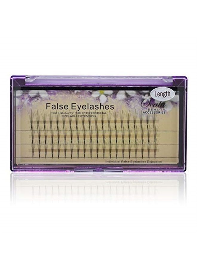 Bodermincer Scala 8-16mm to Choose Professional Grafting Eyelashes C Curl 5 Root Thickness 0.07 3D Eyelash Extensions 0.07mm Thickness Hair Mink Strip Eyelashes Individual Lashes Fans Lash Natural Style (13mm) - Image 1