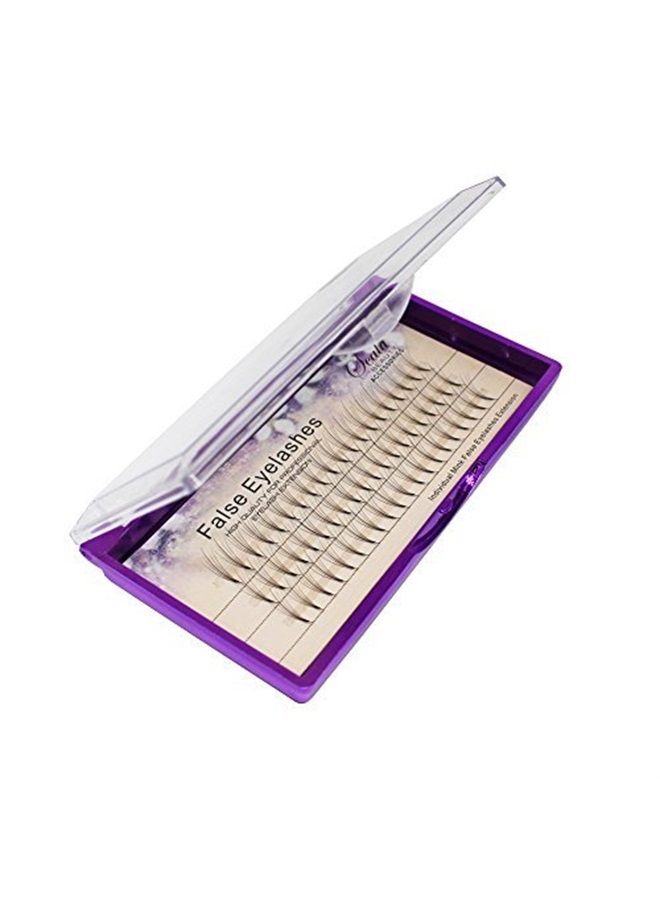 Bodermincer Scala 8-16mm to Choose Professional Grafting Eyelashes C Curl 5 Root Thickness 0.07 3D Eyelash Extensions 0.07mm Thickness Hair Mink Strip Eyelashes Individual Lashes Fans Lash Natural Style (13mm) - Image 2