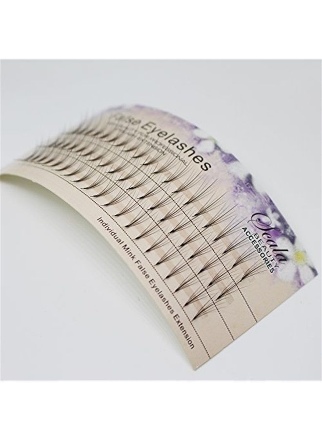 Bodermincer Scala 8-16mm to Choose Professional Grafting Eyelashes C Curl 5 Root Thickness 0.07 3D Eyelash Extensions 0.07mm Thickness Hair Mink Strip Eyelashes Individual Lashes Fans Lash Natural Style (13mm) - Image 5