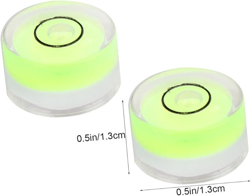 16 Pcs Green Circular Bubble Level Spirit Indicator High Transparency Wear Resistant - Image 3