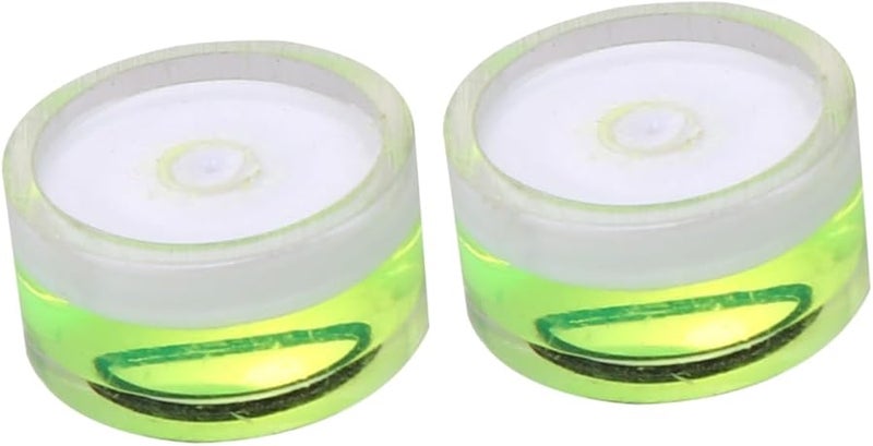 16 Pcs Green Circular Bubble Level Spirit Indicator High Transparency Wear Resistant - Image 2