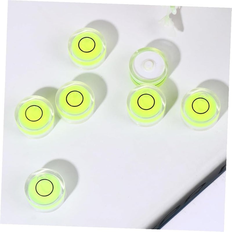 16 Pcs Green Circular Bubble Level Spirit Indicator High Transparency Wear Resistant - Image 4