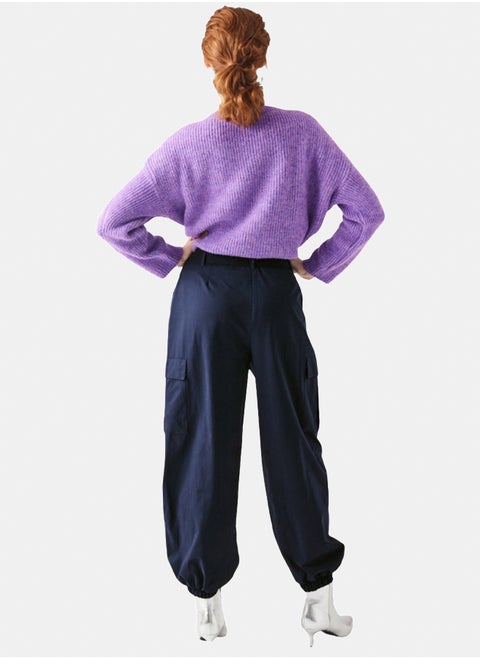 Plain cargo trousers