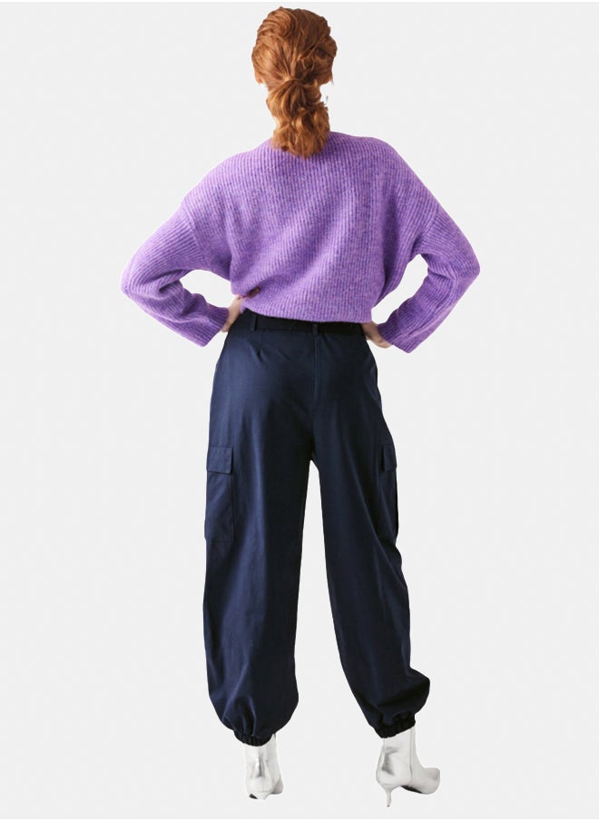 Plain cargo trousers