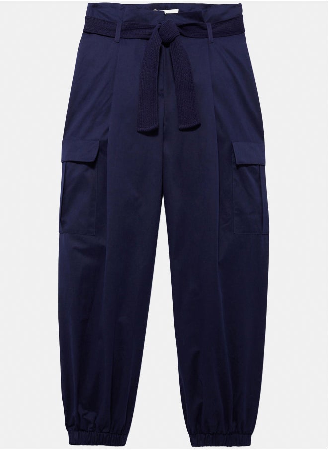 Plain cargo trousers