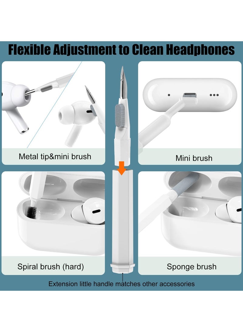 20 in 1 Multifunctional Cleaner Kit for Electronic Devices Keyboard Cleaning Brush Headphones Cleaner Kit for AirPods Multi-Tool for Cleaning Laptop/Keyboard/Earbuds/Camera/Cellphones  - Image 3
