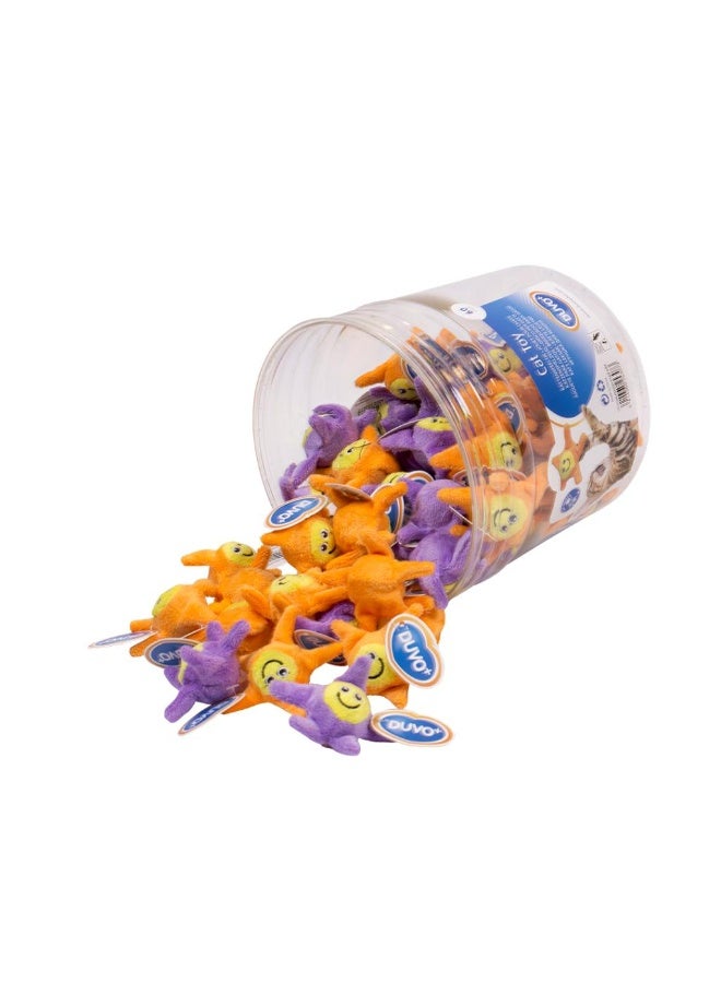 Duvo+ Plush Star Mix Purple/orange Cat Toy