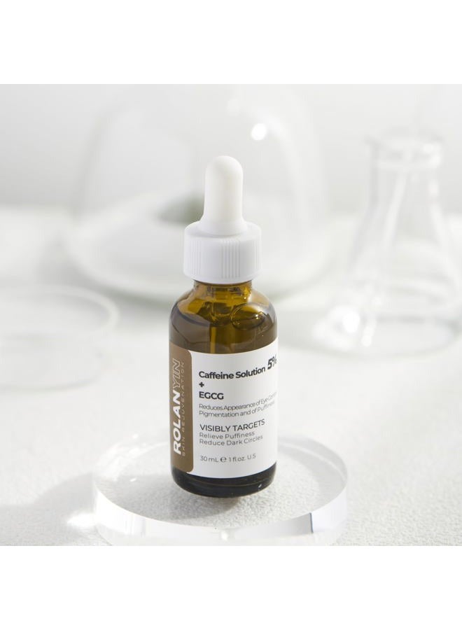 ROLANYIN Caffeine Solution 5% + EGCG Eye Serum Reduces Dark Circles Puffiness - Image 2