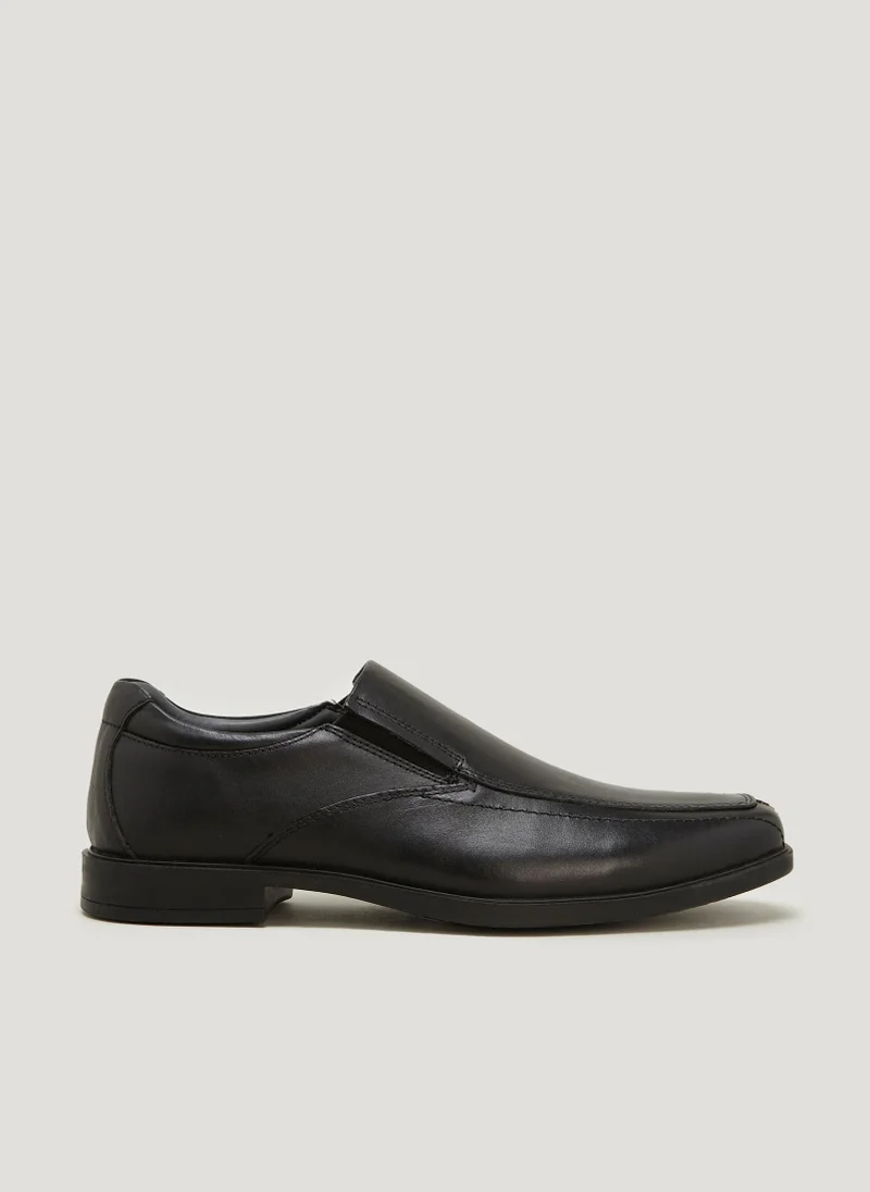 ماتلان Soleflex Black Real Leather Apron Shoes