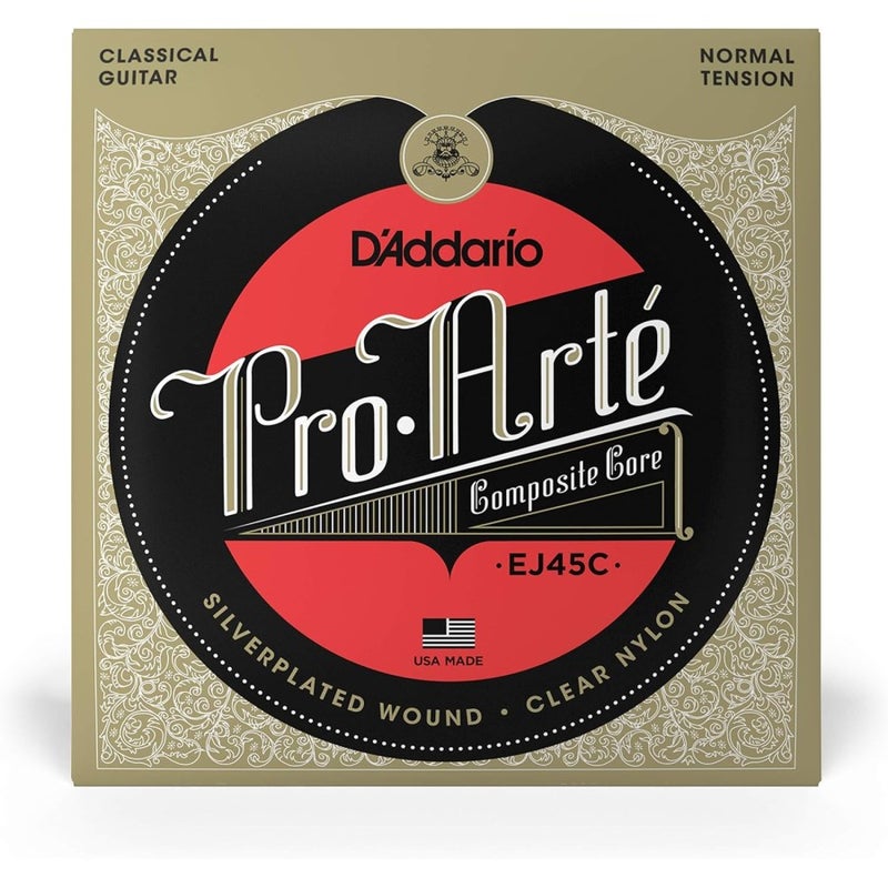 Daddario EJ45C Pro-Arte’ Composite Clear Nylon Classical Guitar Strings - Normal Tension - Image 1