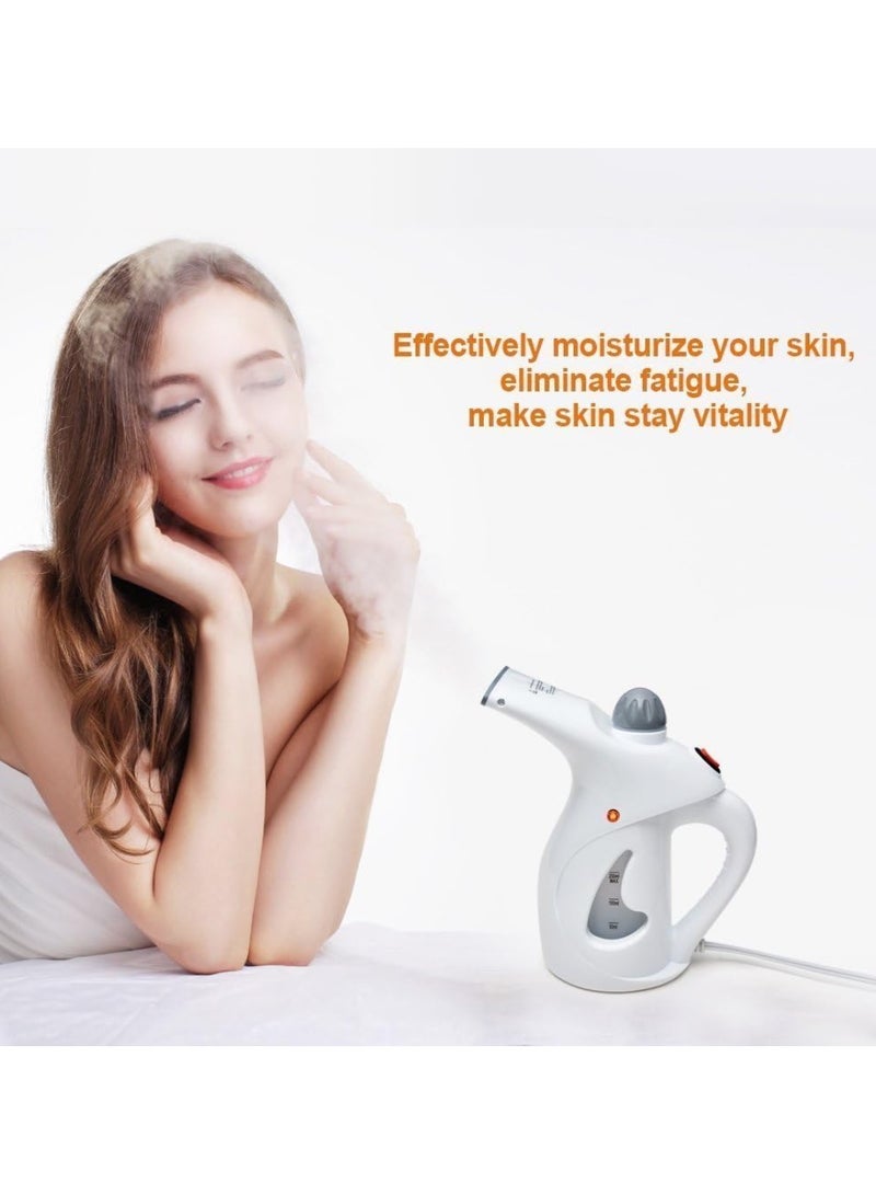 Panvil 4-in-1 Multi-Purpose Portable Steamer for Face and Clothes – Handheld Facial Steamer, Steam Brush for Garments, Cold and Cough Relief, and Skin Care – Quick Heating, Long Steam Duration, Fabric and Skin Safe - Image 3