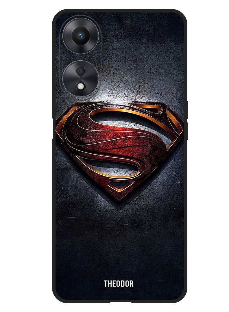 Theodor Protective Case Anti Scratch Shock Proof Bumper Cover For Oppo F23 5G Supe Man - Image 1