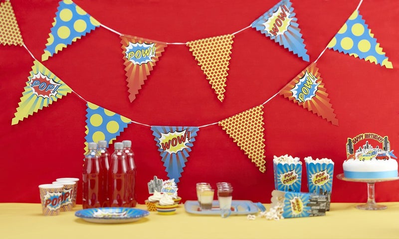 Ginger Ray Pop Art Party Bunting - Image 1
