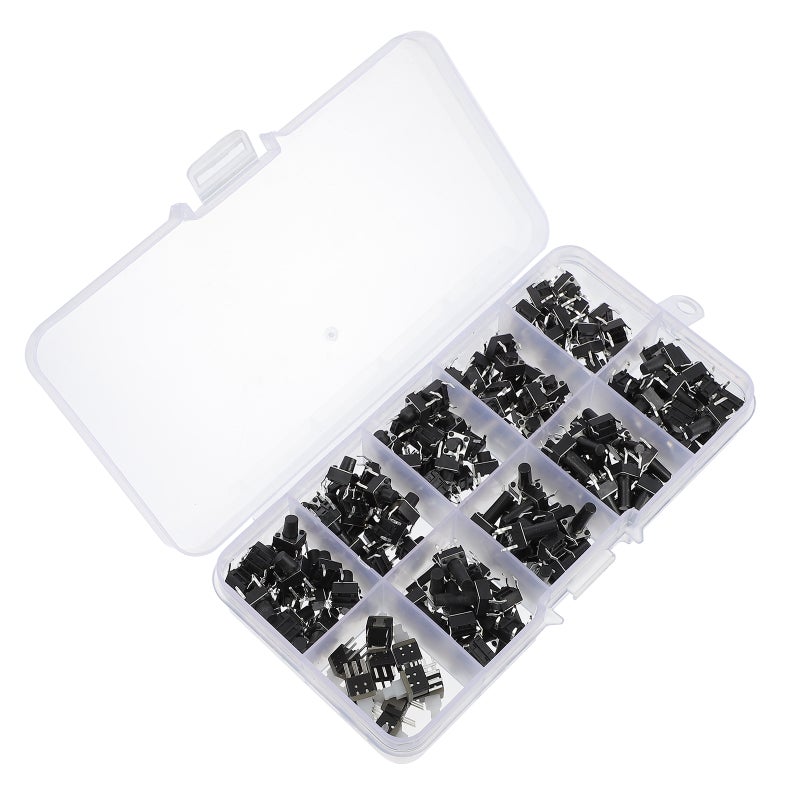 180Pcs Tactile Push Button Momentary Tact Button - Image 1