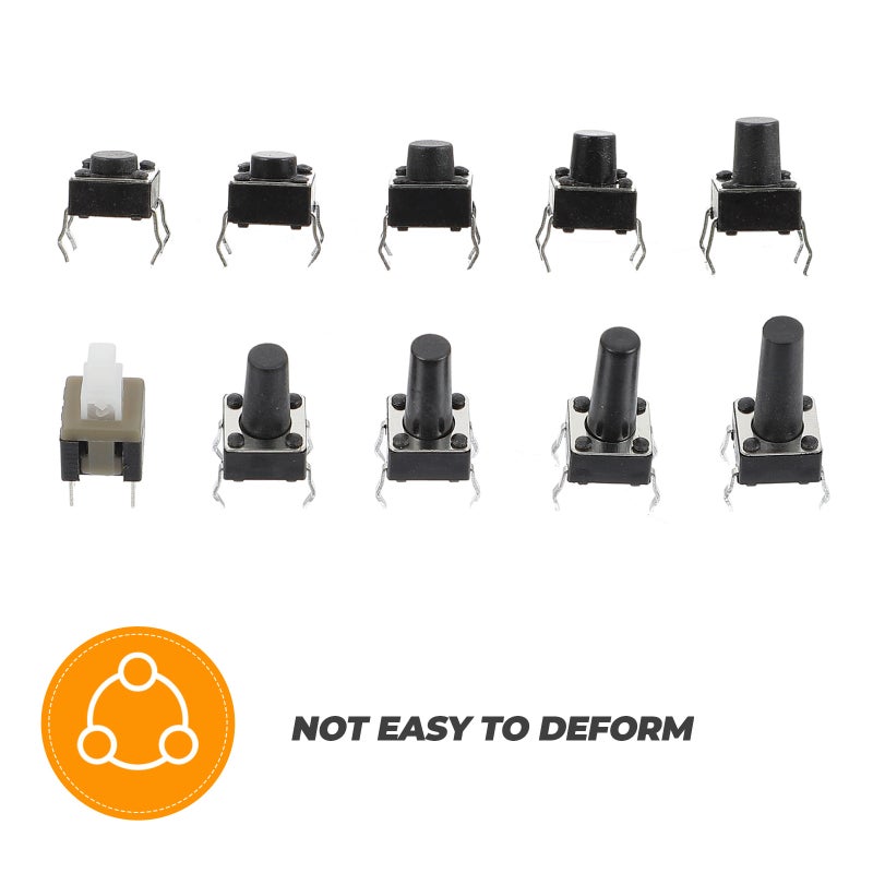 180Pcs Tactile Push Button Momentary Tact Button - Image 5