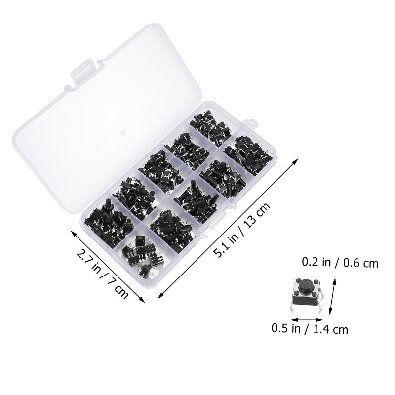 180Pcs Tactile Push Button Momentary Tact Button - Image 4