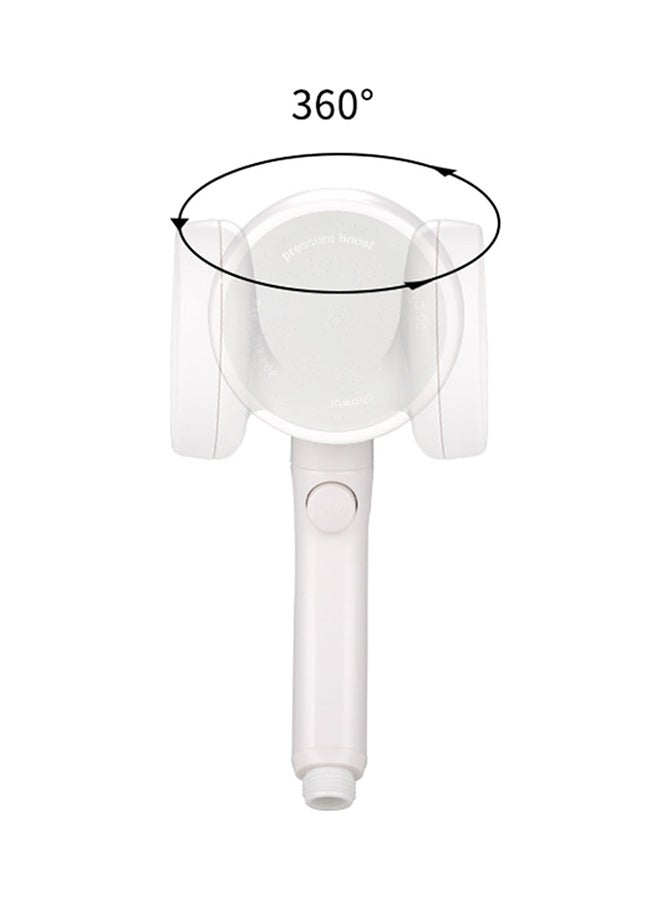 شاربدو رأس دش استحمام عالي الضغط ومحمول باليد أبيض 23 x 9سم - Image 3