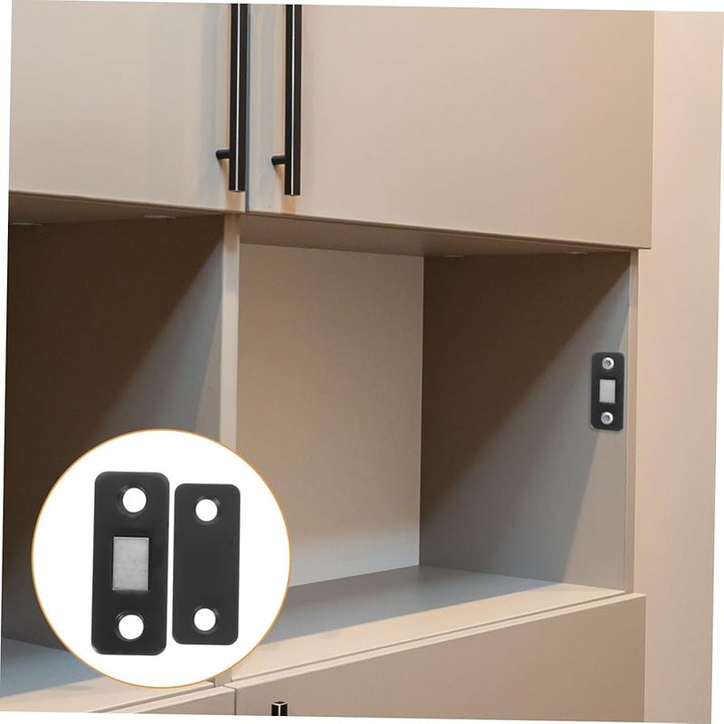 Artibetter 12pcs No Drilling Magnetic Cabinet Catch Strong Metal Door Catches Polished Surface Easy Installation - Image 5