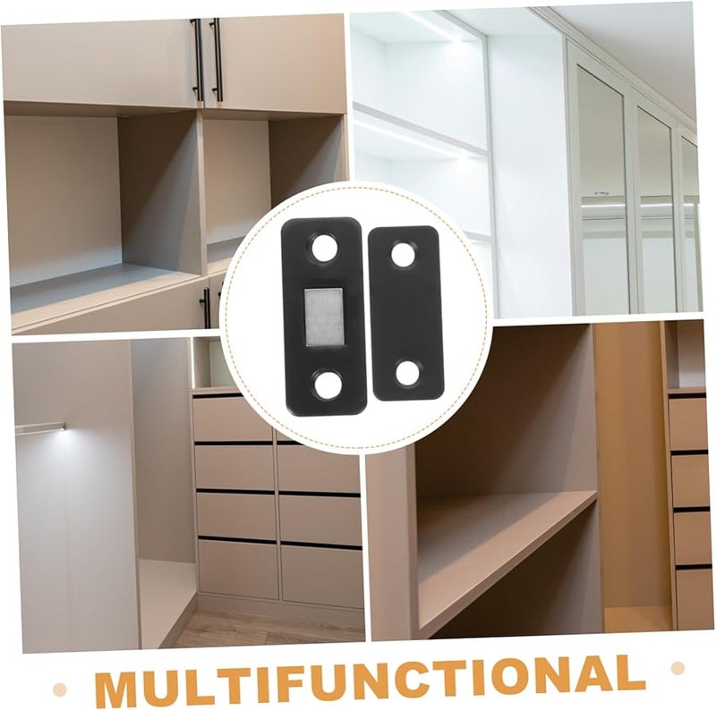 Artibetter 12pcs No Drilling Magnetic Cabinet Catch Strong Metal Door Catches Polished Surface Easy Installation - Image 4