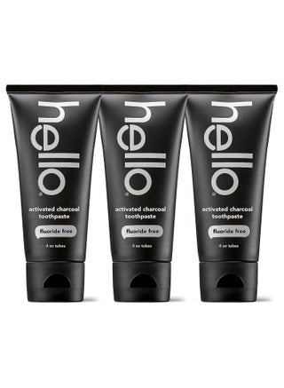 Hello Activated Charcoal Toothpaste, Fluoride Free with Activated Charcoal, Teeth Whitening Toothpaste with Fresh Mint and Coconut Oil, No SLS, Vegan, Gluten Free, 3 Pack, 4 OZ Tubes - pzsku/ZF71B0631A02A3415890FZ/45/_/1700850282/dfaf5c84-f4dd-402f-8d5f-340c0a07e1cc