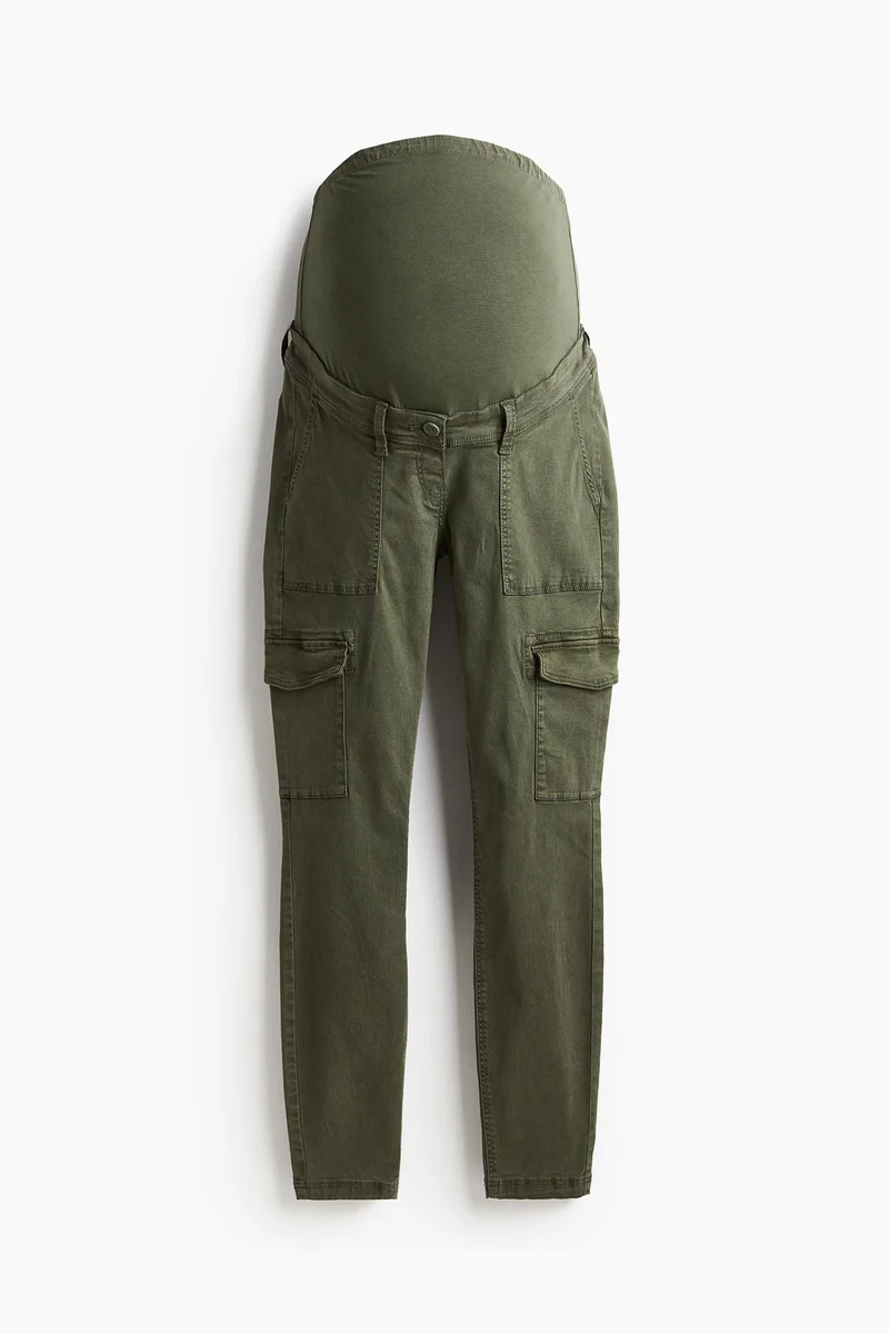 H&M Mama Slim Cargo Trousers