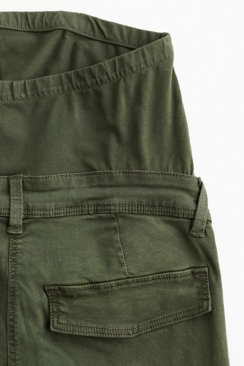 H&M Mama Slim Cargo Trousers