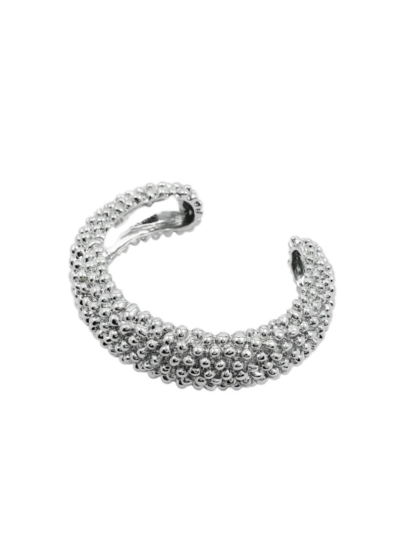 AMIE Dubai  Statement adjustable bracelet w/round details silver for Women | Best Price UAE