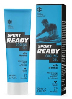 Cooling Cream Gel for Sore Muscles Relief Tired Body Nourishing Hydrating with Menthol Mineral Energy Complex 100ml