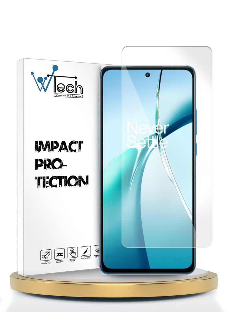 دبليو تيك واقي شاشة من الزجاج المقوى OnePlus Nord CE4 Lite 5G 2024 Premium Series 9H 2.5D (MSG9CN) - شفاف - Image 1