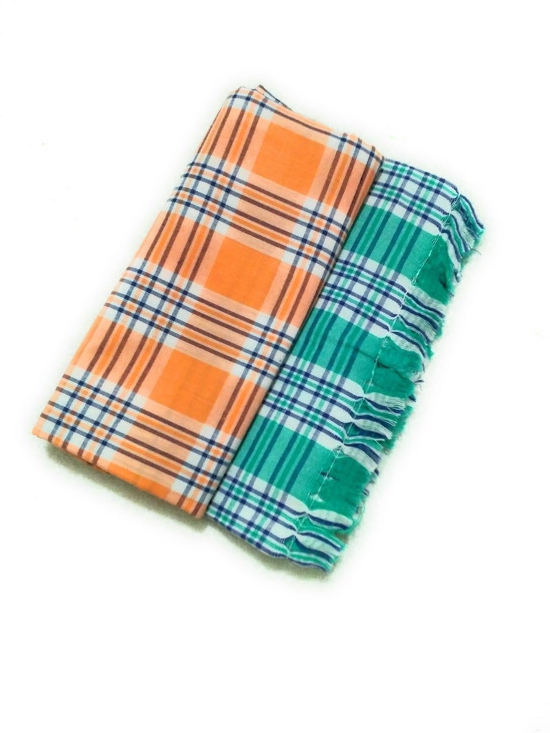 Cotton Colors Cotton Bath Towel (Pack of 2, Large Size,Multicolor)_D150 - Image 4
