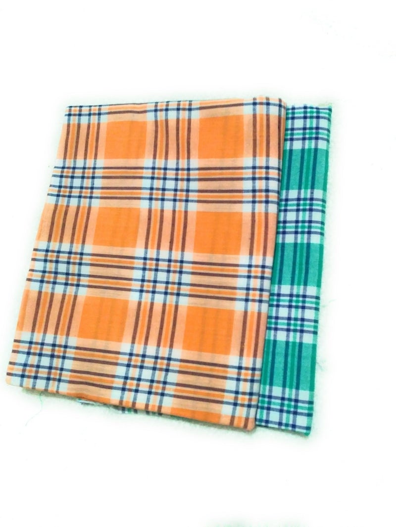 Cotton Colors Cotton Bath Towel (Pack of 2, Large Size,Multicolor)_D150 - Image 2