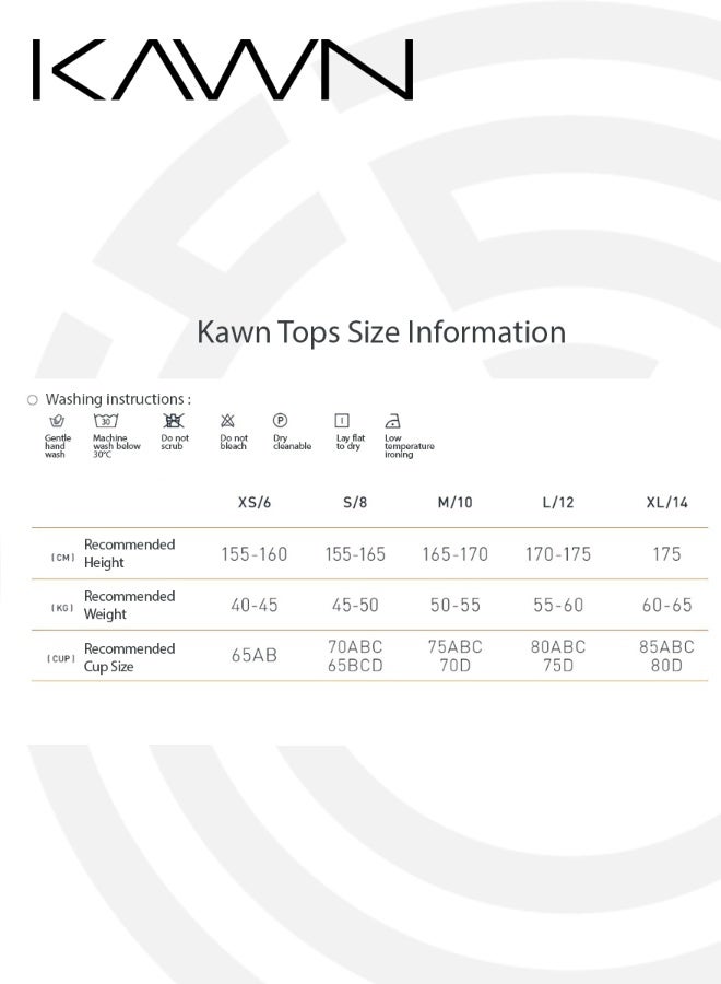KAWN.YOGA Womens Square Neck Sports Bra  - Image 4