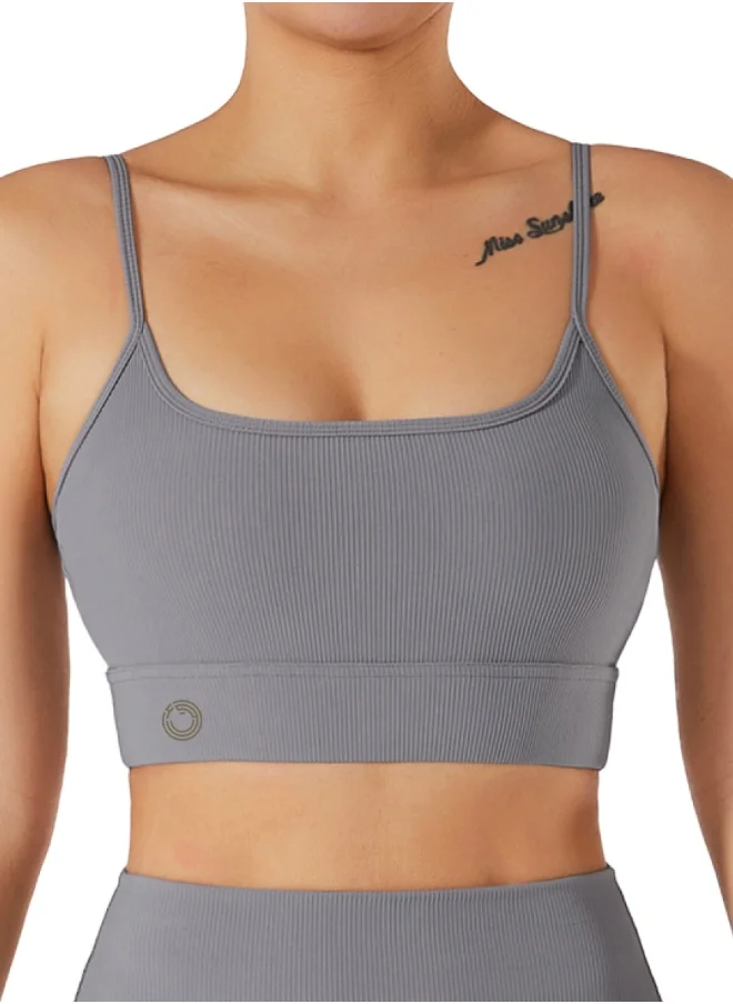 كون.يوغا Womens Square Neck Sports Bra