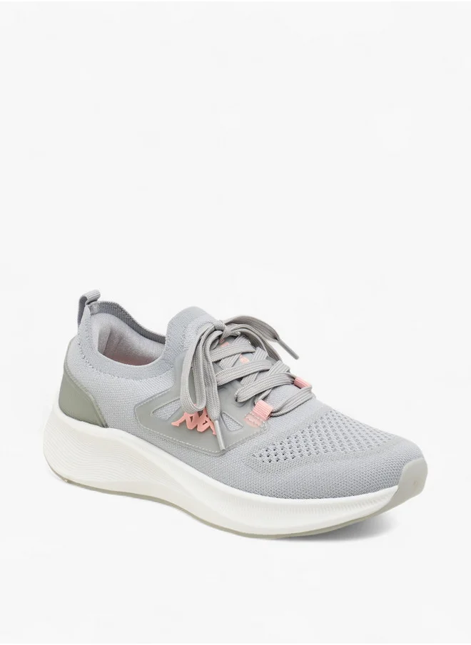 Kappa Women's Pull Tab Detai Sports Shoes with Lace-Up Closure